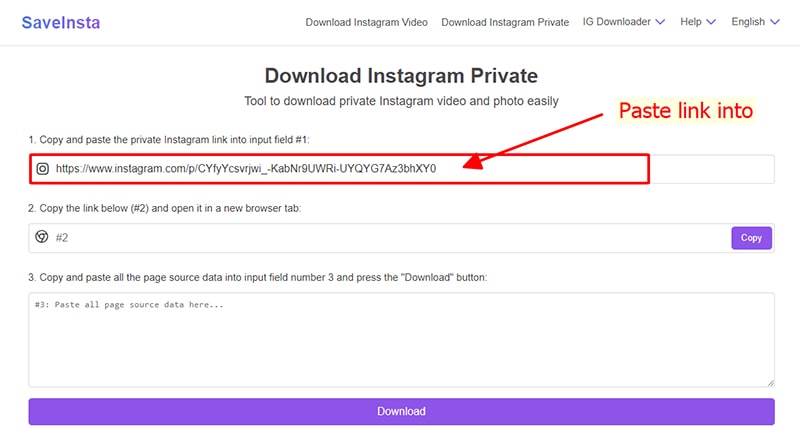 Download Instagram Private 2