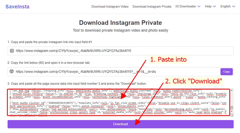 Download Instagram Private 6